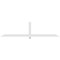 Ekena Millwork Eugene Architectural Grade PVC Gable Bracket, 108"W x 27"H x 2"D x 4"F, 6/12 Pitch GBP108X27X0204EUG00 - alternate 5